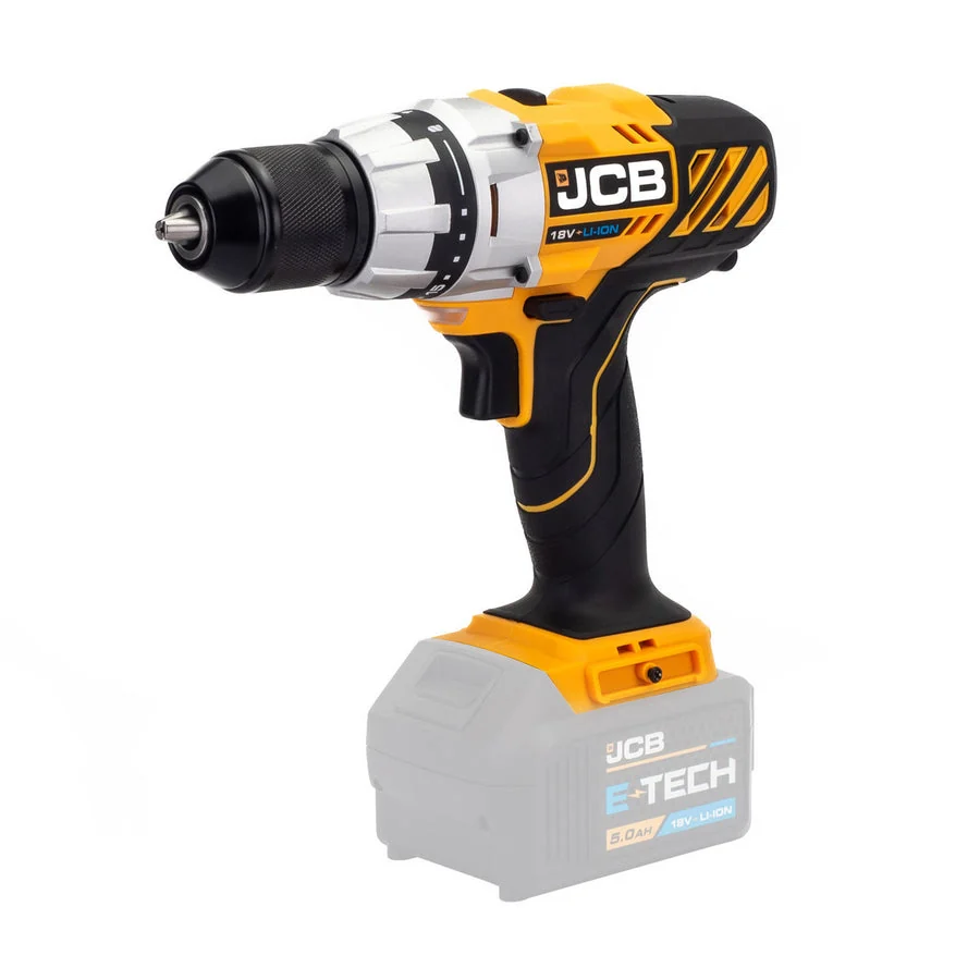 JCB 18DD-B fúró-csavarozó 18 V, 45 Nm, akku és töltő nélkül