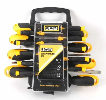 JCB 35 részes csavarhúzó szett