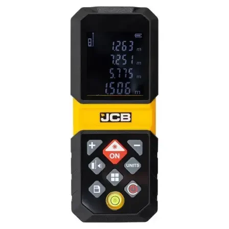 JCB lézeres távolságmérő 80 m, LCD, USB-C
