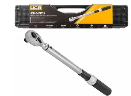 JCB nyomatékkulcs 20–120 Nm, 1/2"