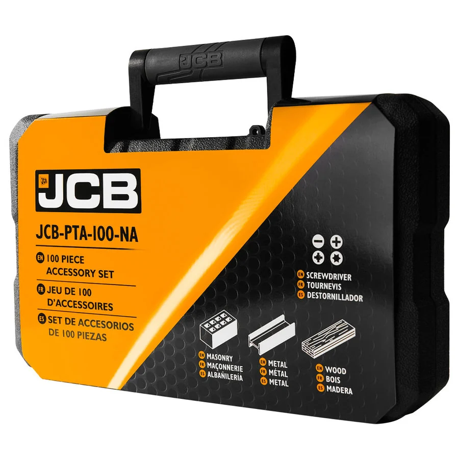 JCB PTA-100 fúrószár- és bitkészlet 100 db