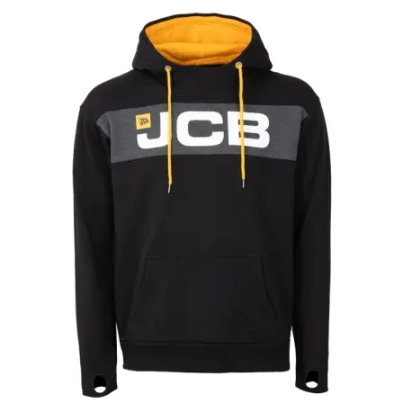 JCB kapucnis pulóver